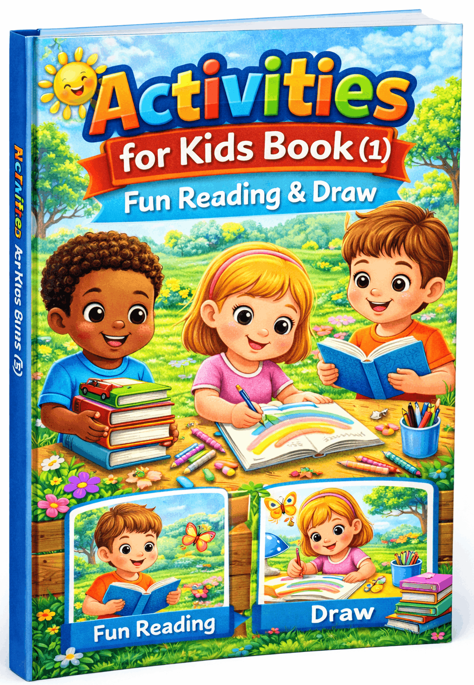 Activities for Kids Book (1) Fun Reading & Draw